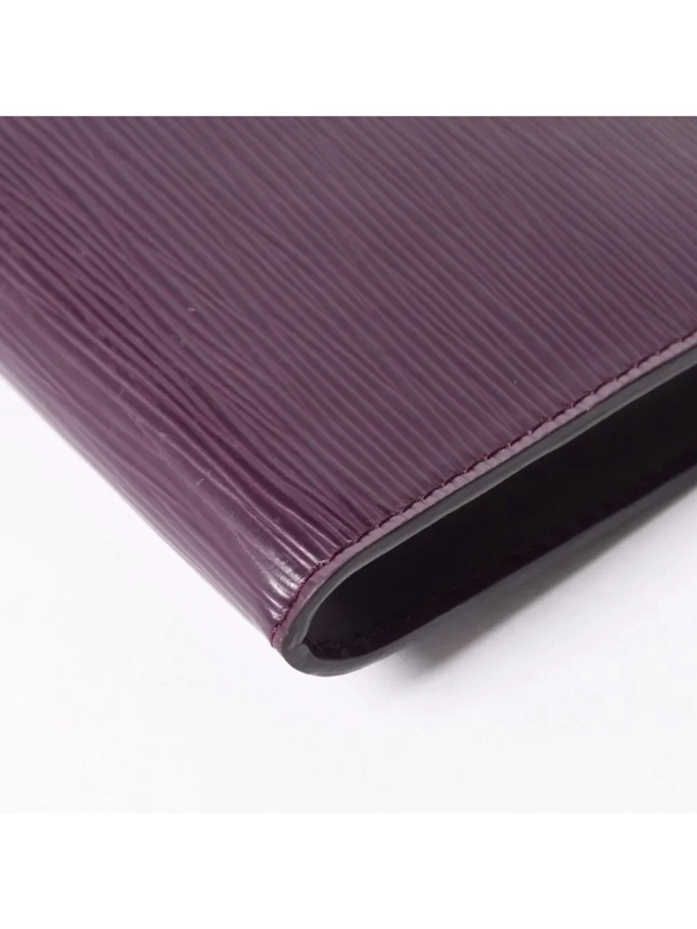 Louis Vuitton Pochette Accessoires Pouch Epi Purple Silver